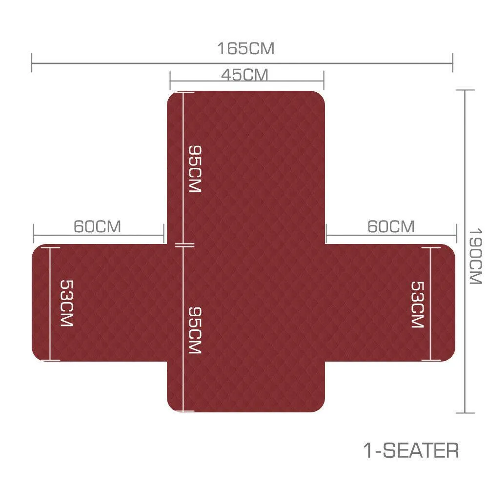 1 Seater Couch Sofa Cover Removable Slipcover