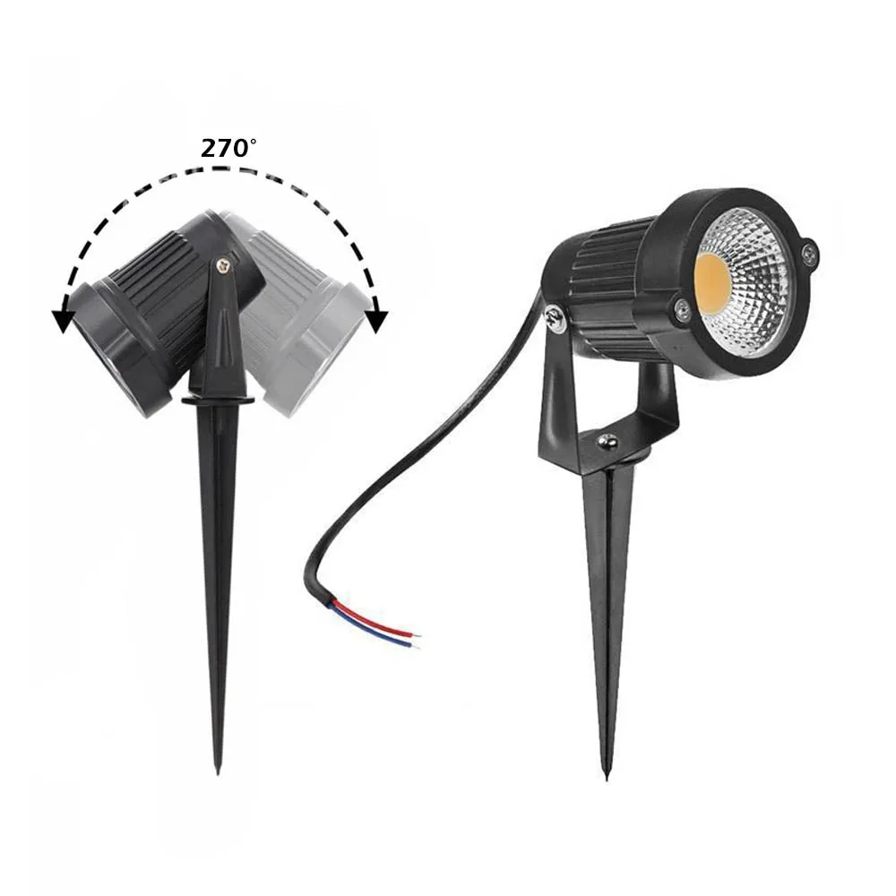 10PCS 12V LED Waterproof Outdoor Garden Spotlights | Landscape Light | Flood Lights