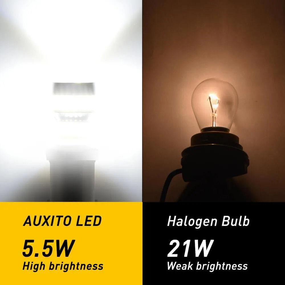 1156 LED Bulb with Projector Lens, BA15S/P21W/7506/LED Light Bulbs for Backup Reverse Light Bulb 2600LM 6000K White