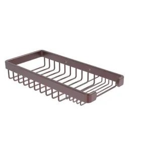Allied Brass 1.8-in H Screw Mount Solid Brass Antique Copper Hanging Shower Caddy