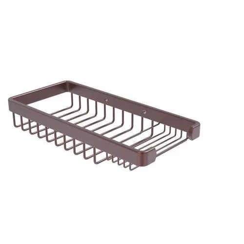 Allied Brass 1.8-in H Screw Mount Solid Brass Antique Copper Hanging Shower Caddy
