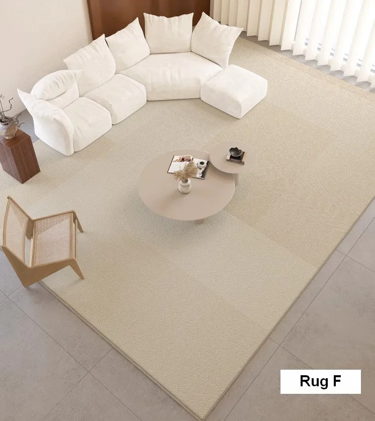 Bedroom Modern Rugs, Cream Color Geometric Modern Rugs, Modern Rugs for Dining Room, Contemporary Soft Rugs for Living Room