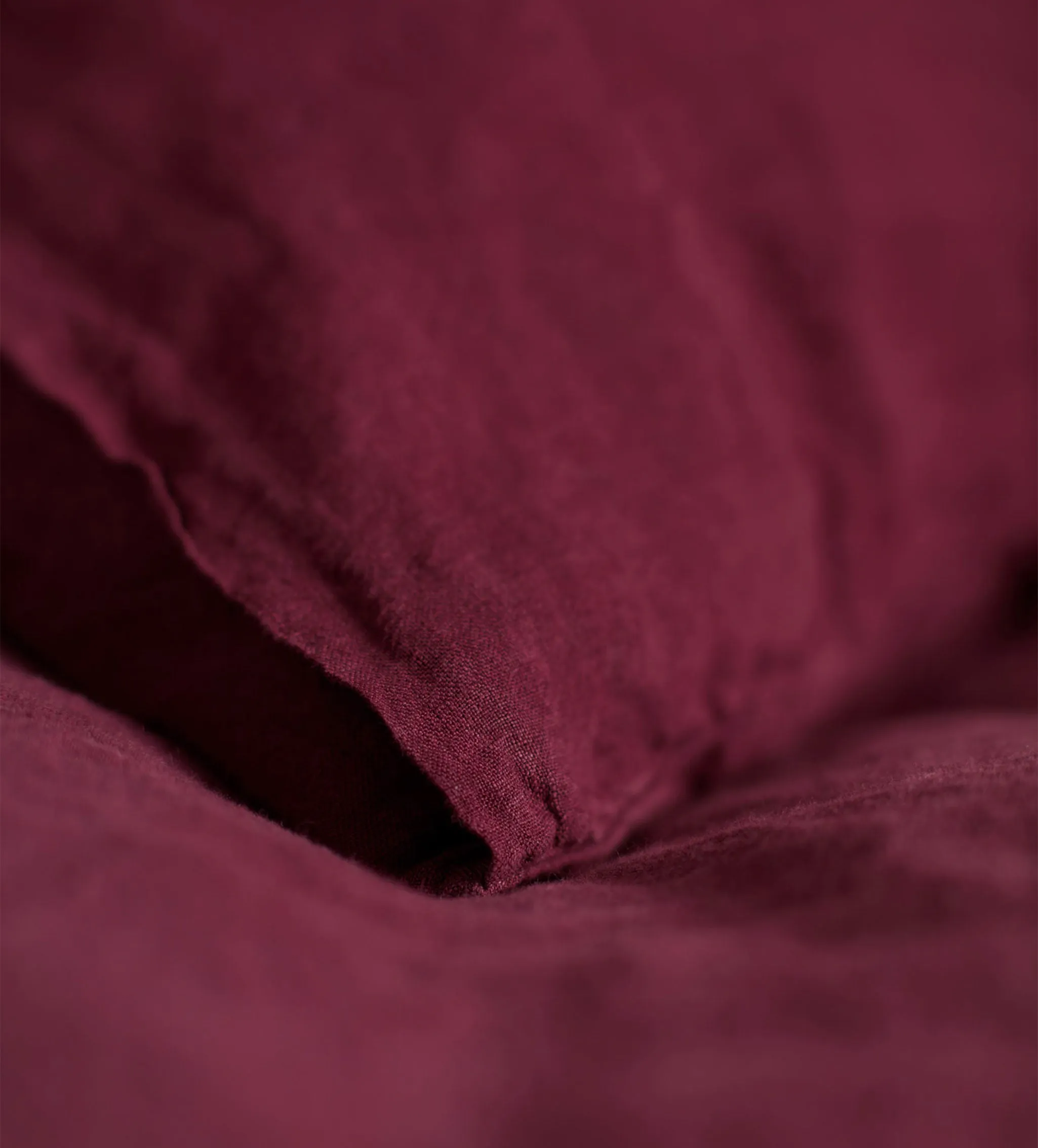 Beetroot 100% Linen Housewife Pillowcase