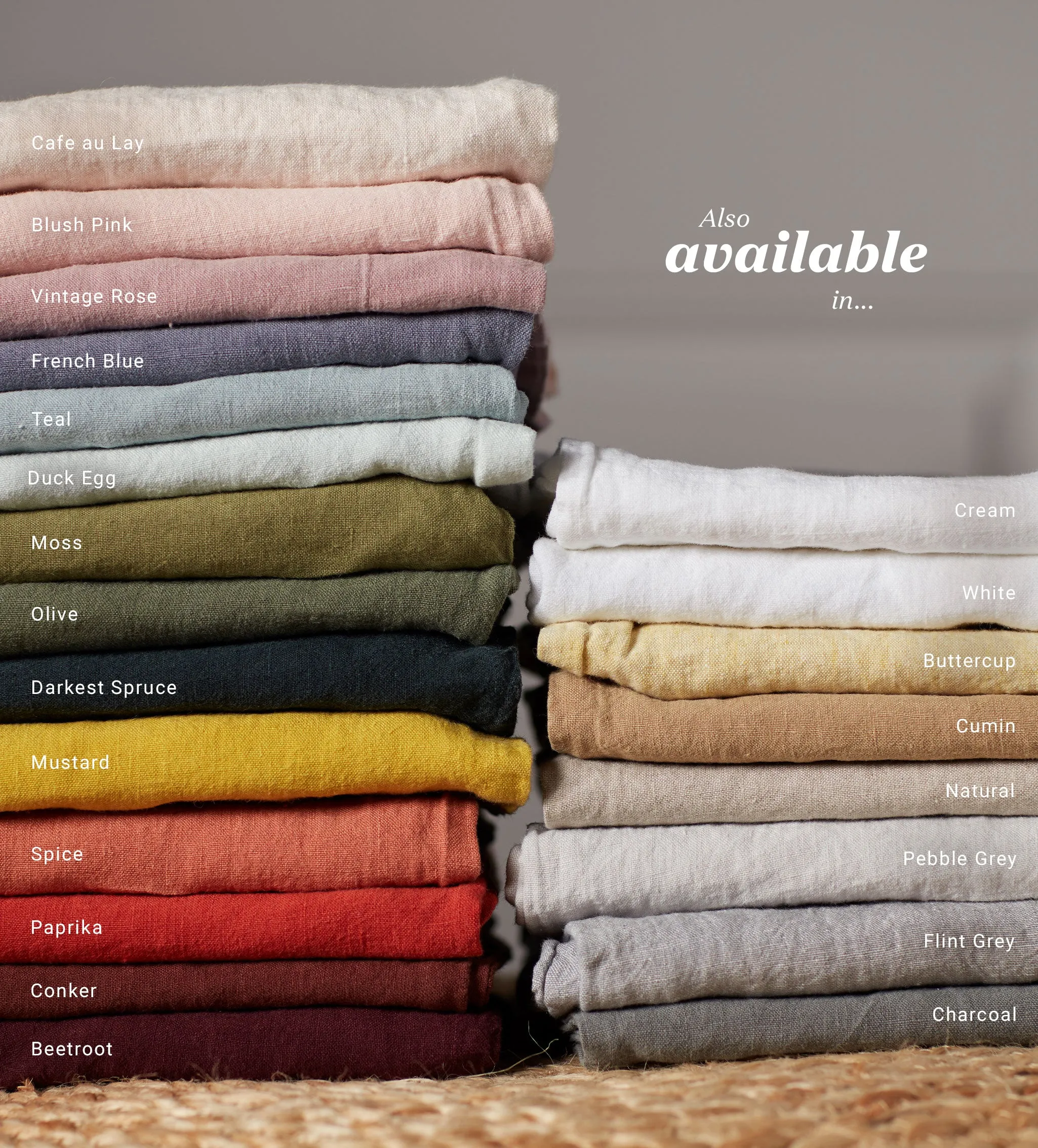 Beetroot 100% Linen Housewife Pillowcase