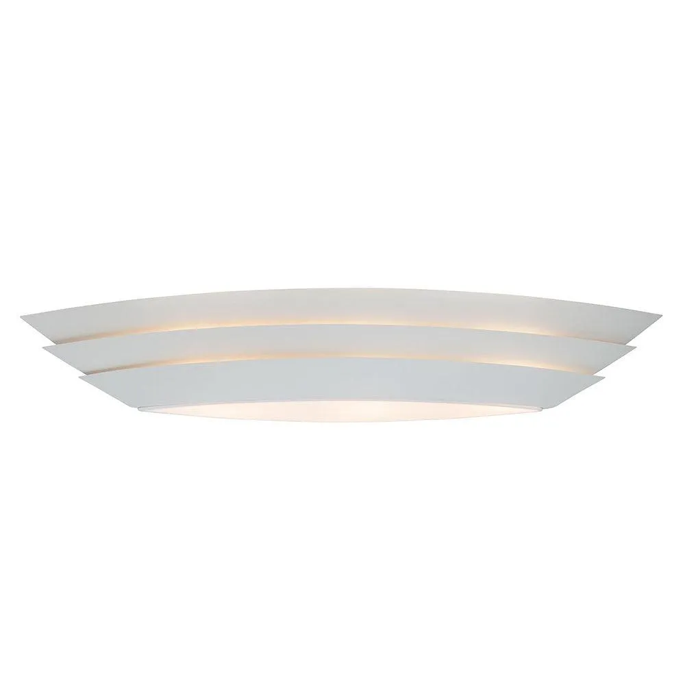 Brilliant 3 Light 75W Ship Ceiling Light - White | 59593/05