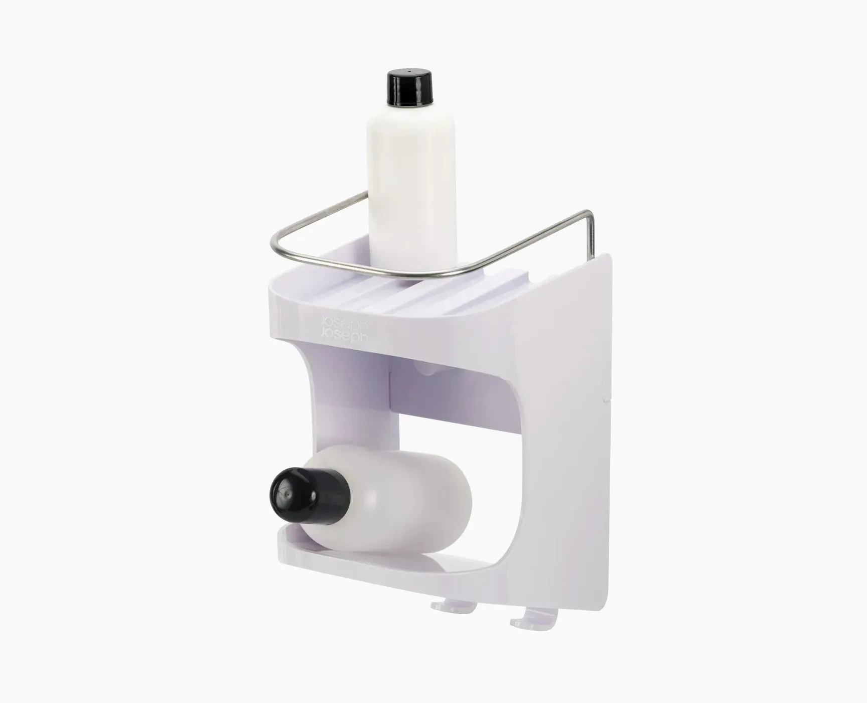 Capsule 2-tier White Shower Shelf