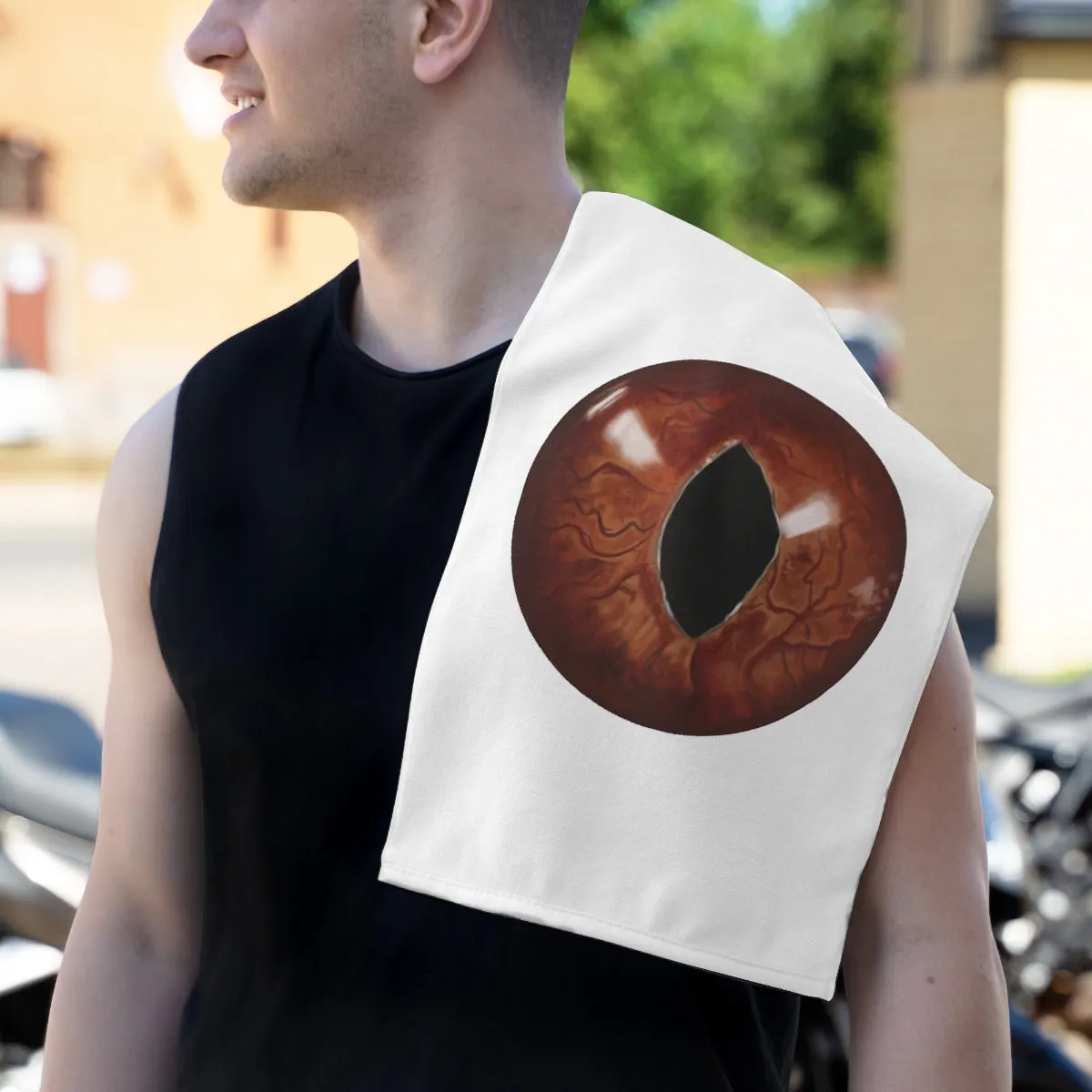 Cat Eyes Rally Towel, 11x18