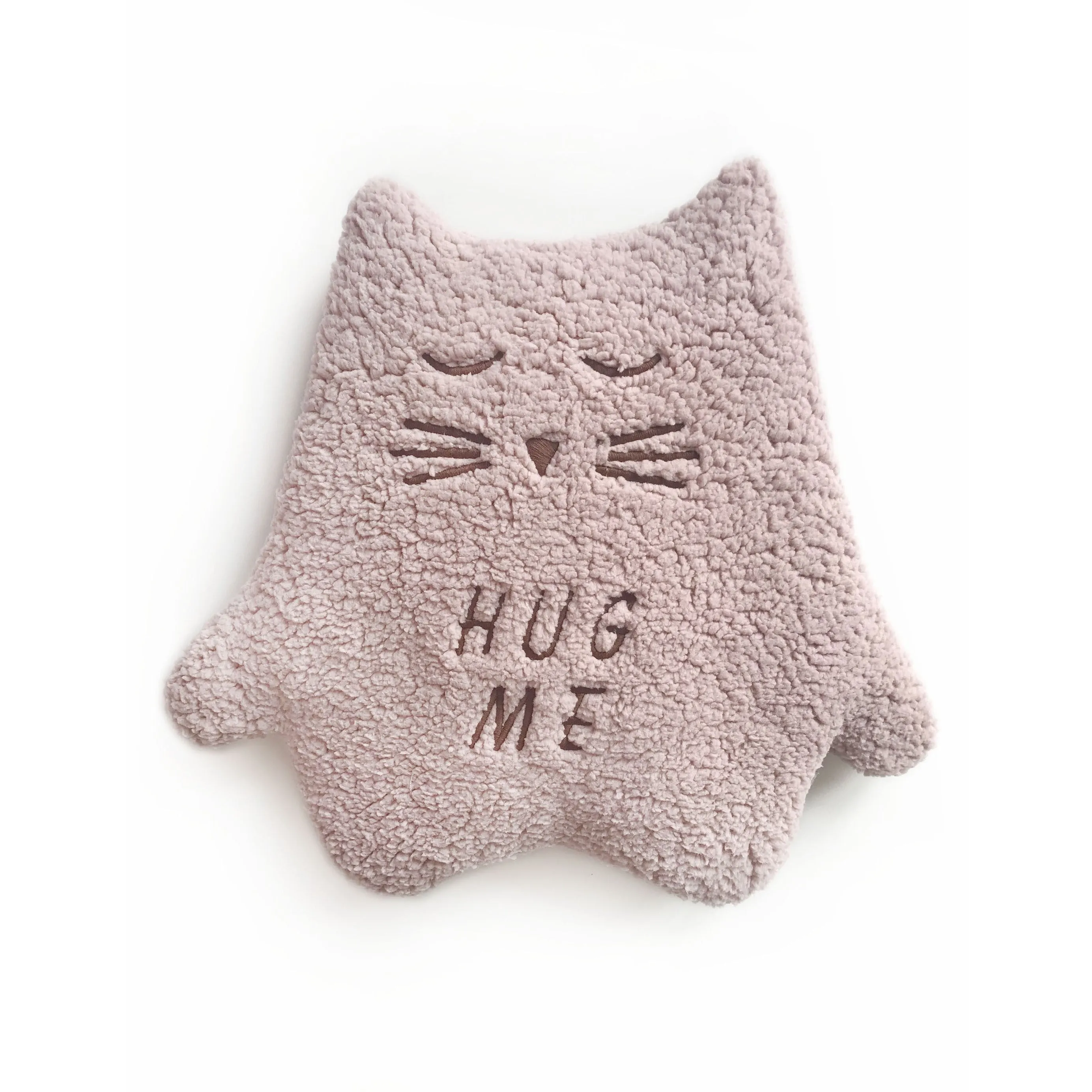 CUDDLY TOY/THERMO KITTEN ECRU 'HUG ME'