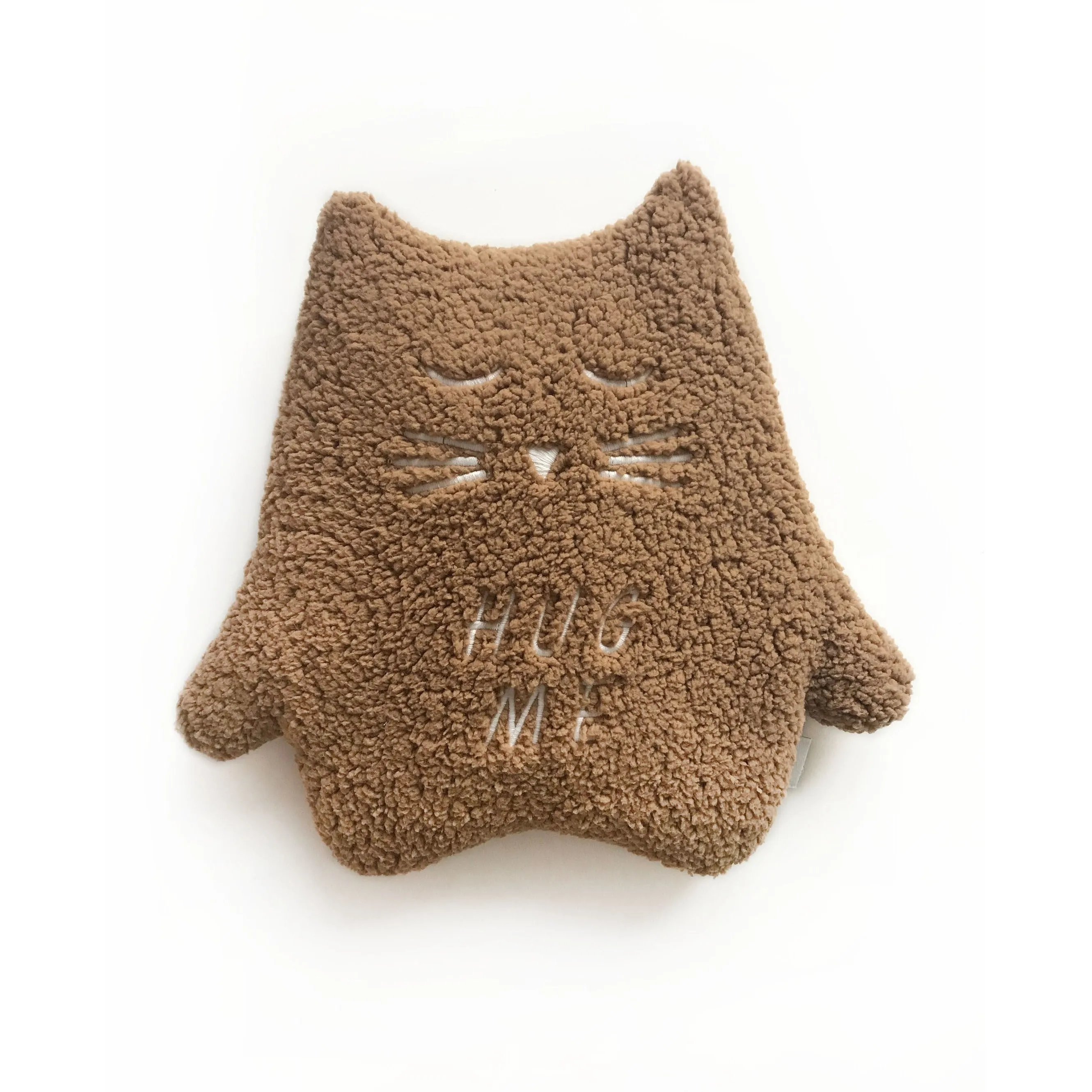 CUDDLY TOY/THERMO KITTEN ECRU 'HUG ME'
