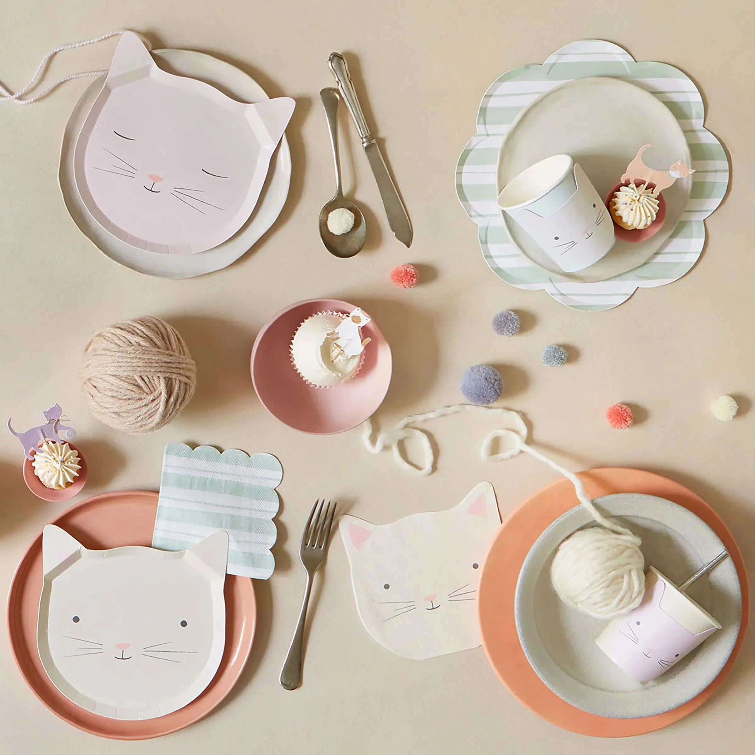 Cute Kitten Napkins (x 16)