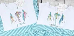 Fly Fish Appliqu**DESIGN ONLY**