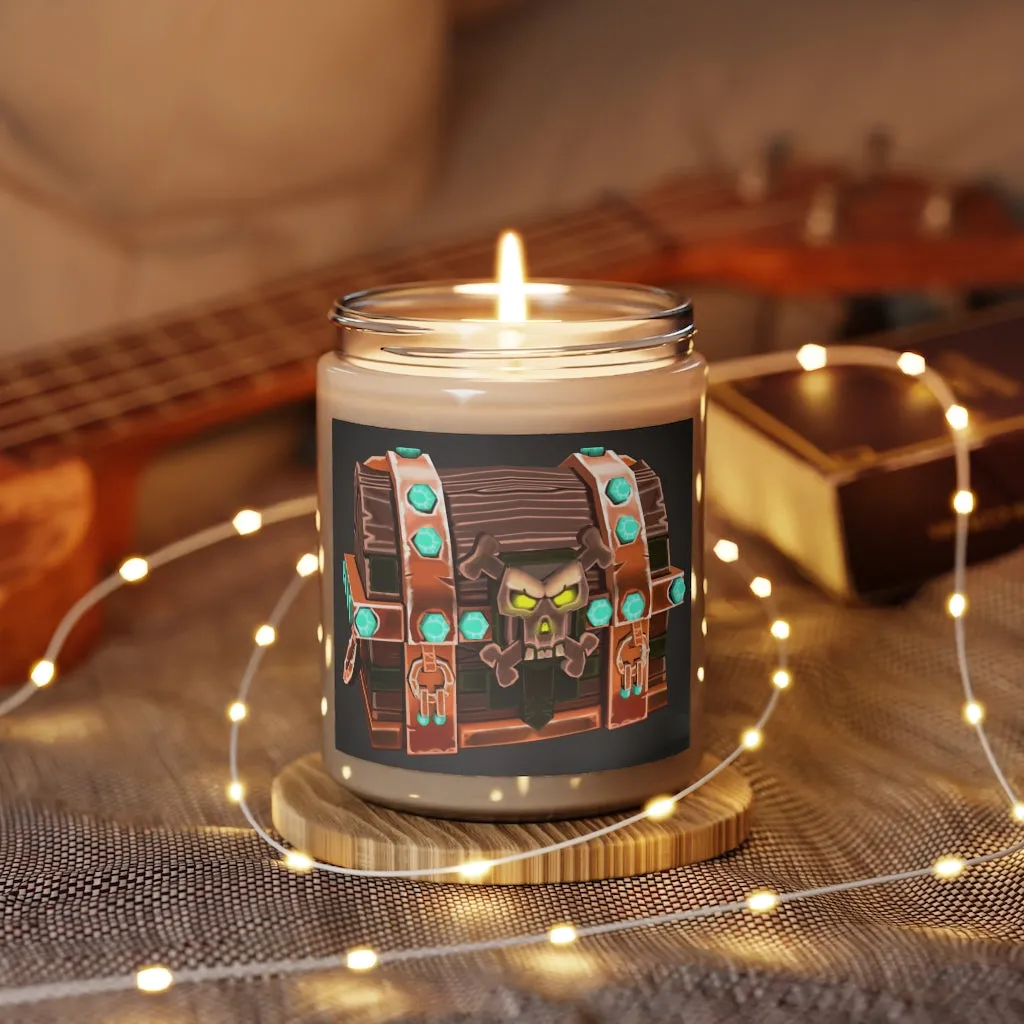 Hand-Painted Bone Chest Scented Candle, 9oz
