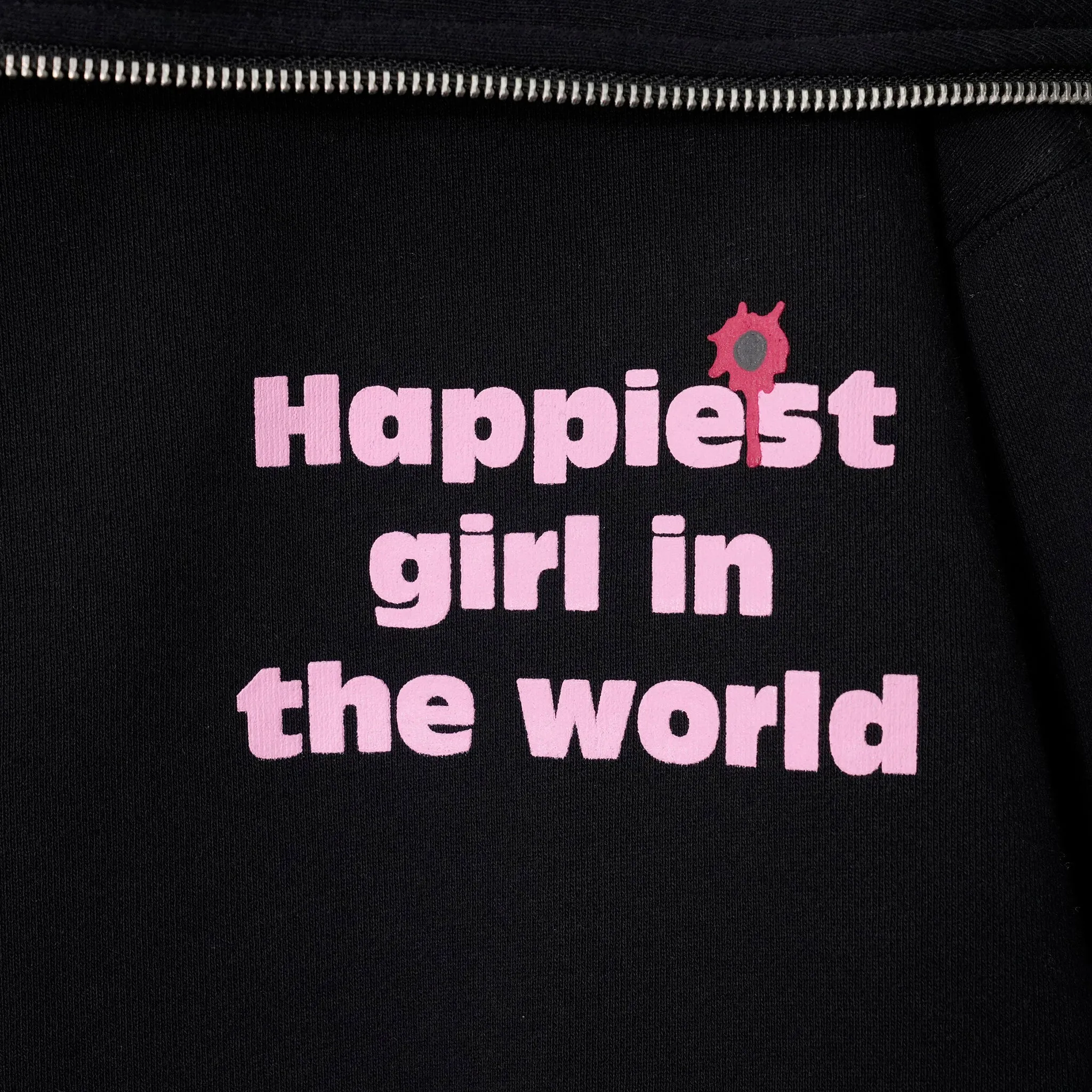 HAPPY KITTEN BUTTERFLY HOODIE / HAPPY KITTEN BLACK