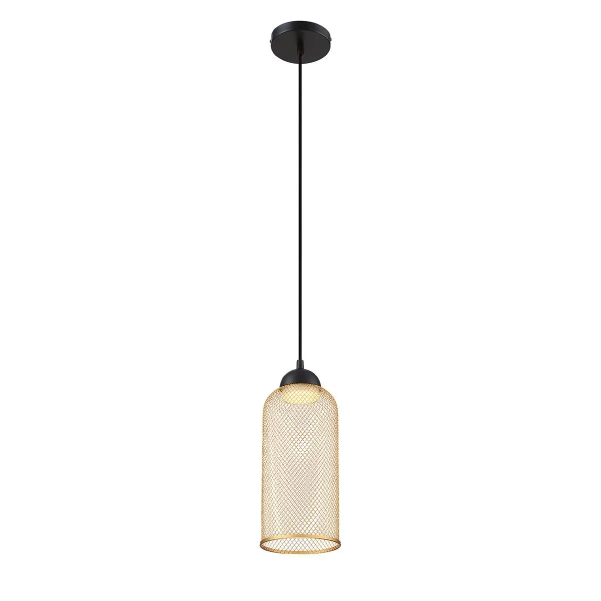 Kenmore 8 in. LED Pendant Light Gold Finish