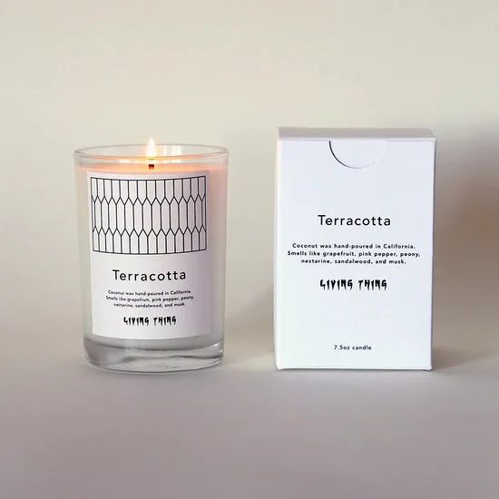 Living Thing: Terracotta Candle