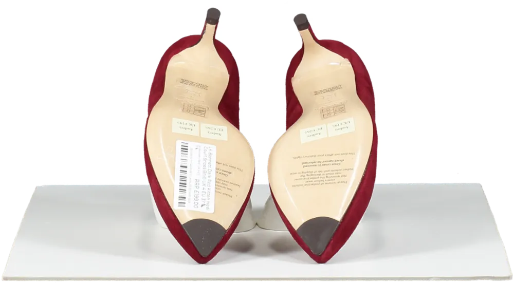 LK Bennett Dark Red Kitten Heel Court Shoes BNIB UK 3 EU 36 