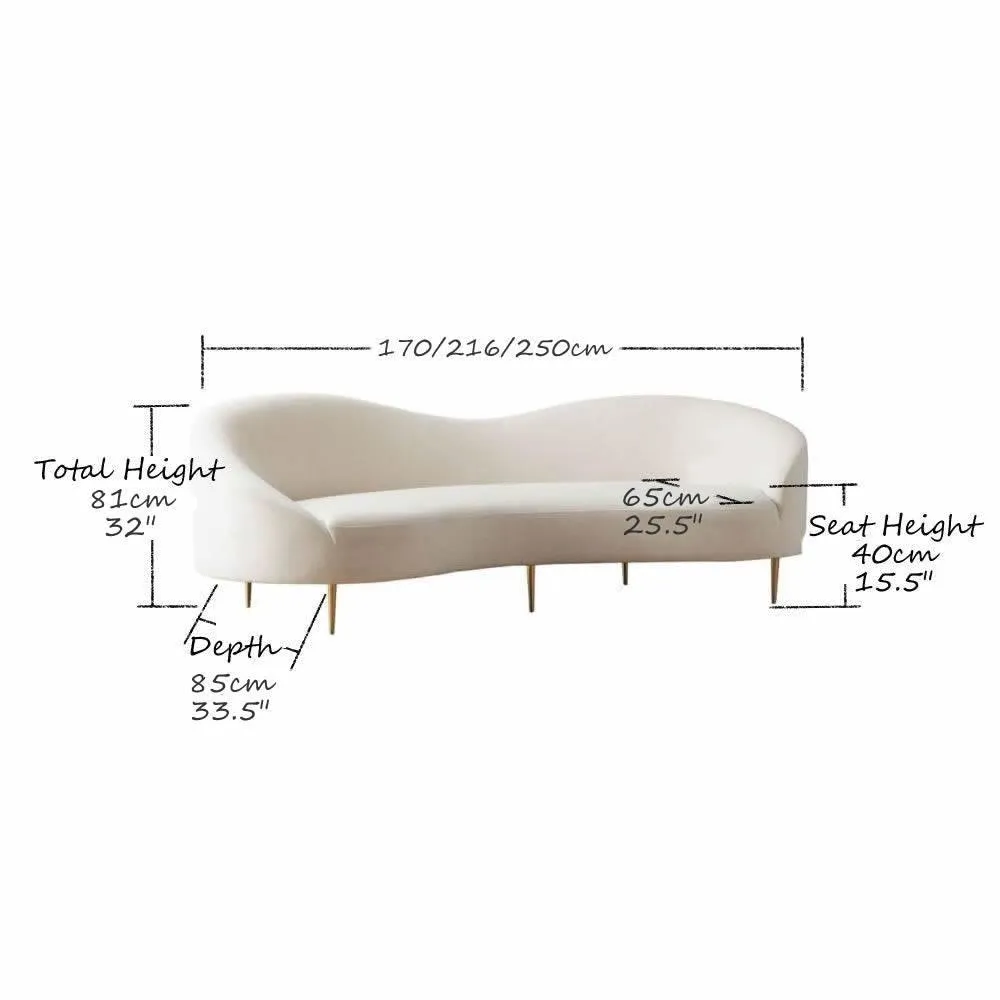 Lorenzo Curved Sofa