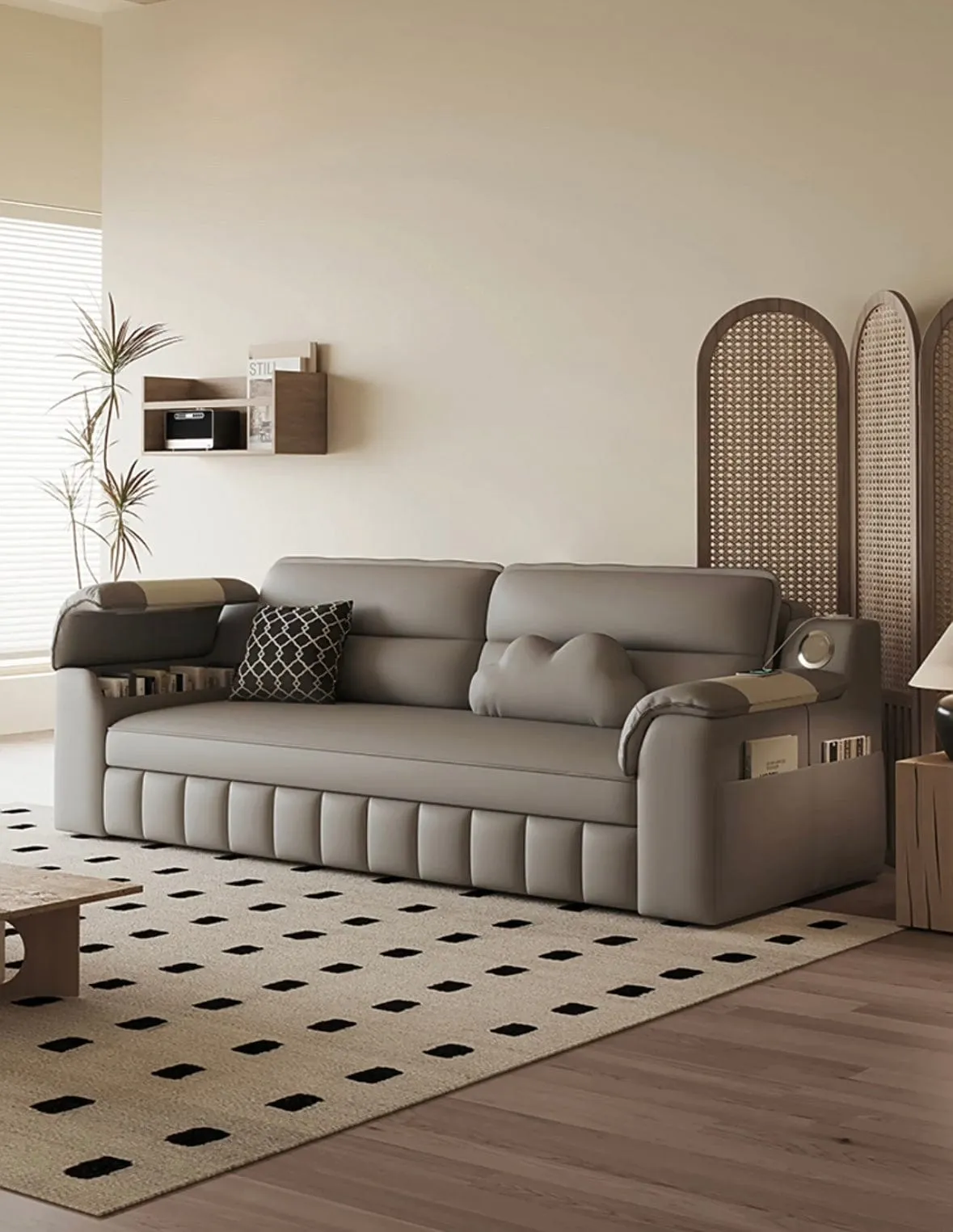 Mariano Scratch Resistant Storage Sofa Bed