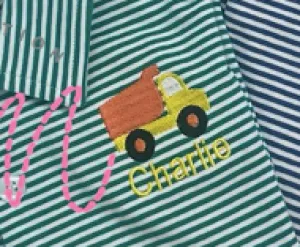 Mini Dump Truck Polo Embroidery**DESIGN ONLY**