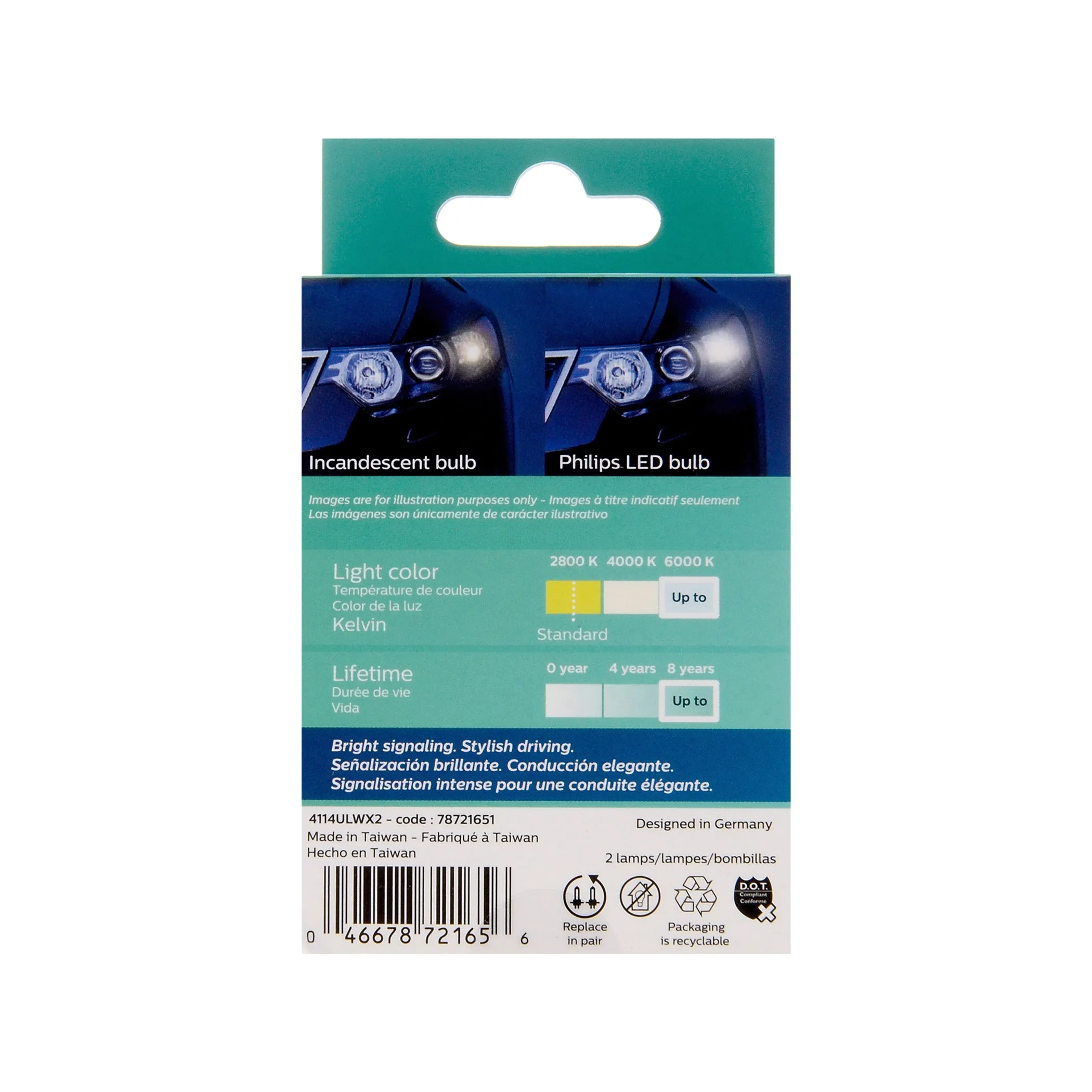 Philips Ultinon LED Bulbs, 4114
