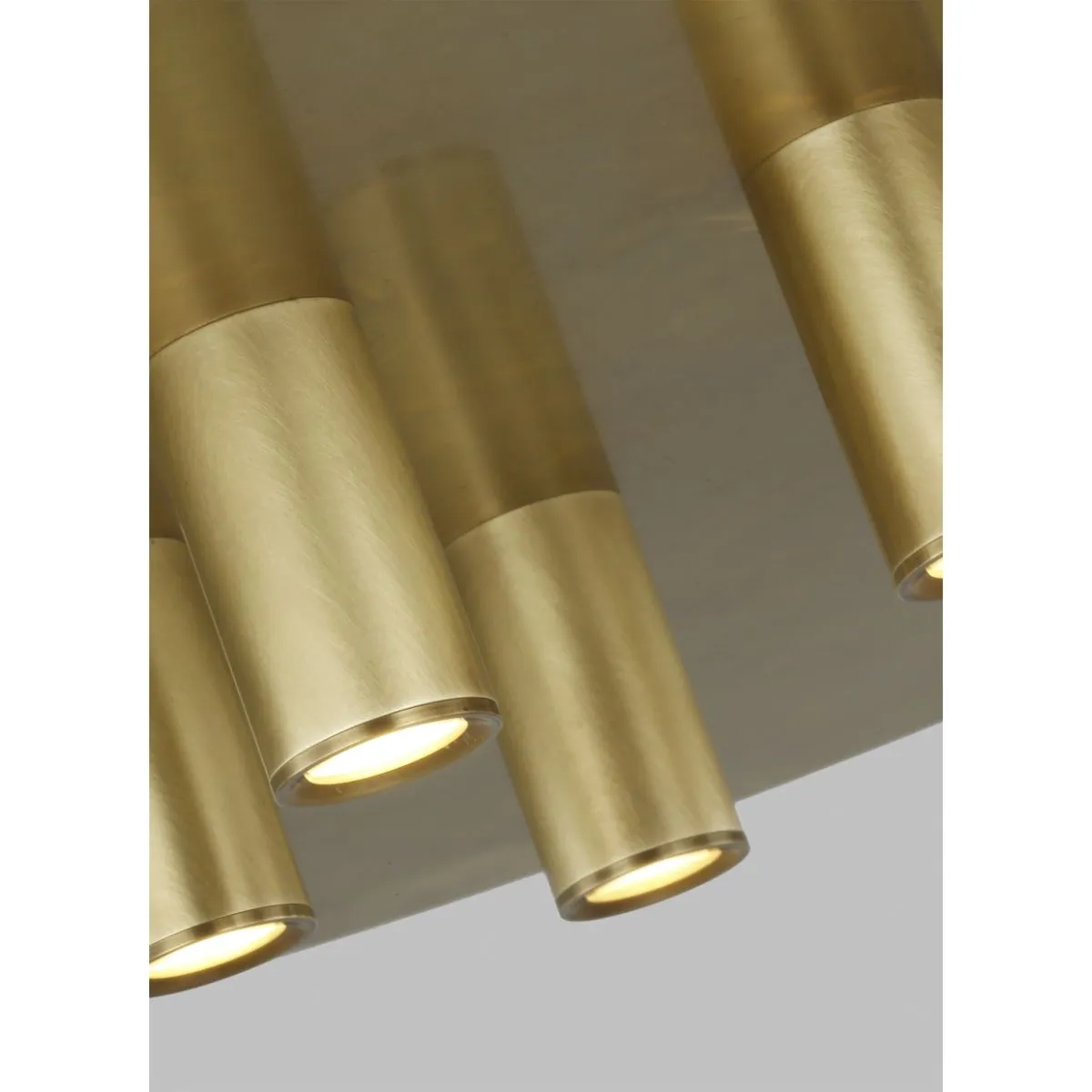 Ponte 22 in. LED Pendant Light 277V Brass Finish