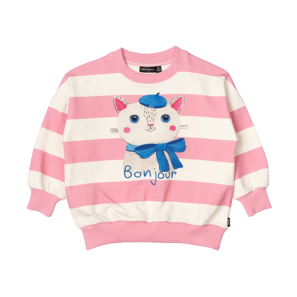Rock Your Baby Bonjour Kitten Sweatshirt
