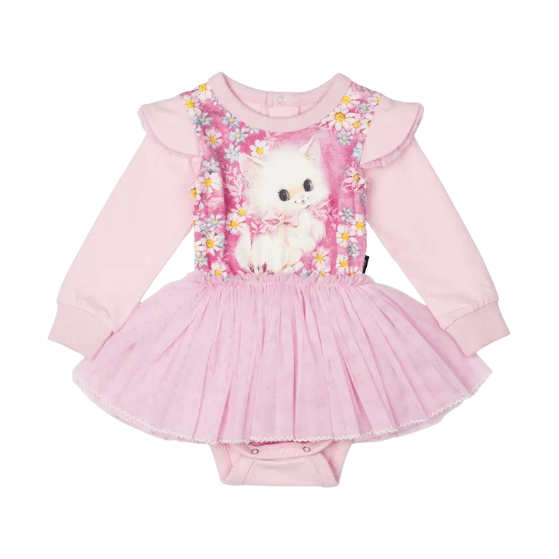 Rock Your Baby White Kitten Baby Circus Dress