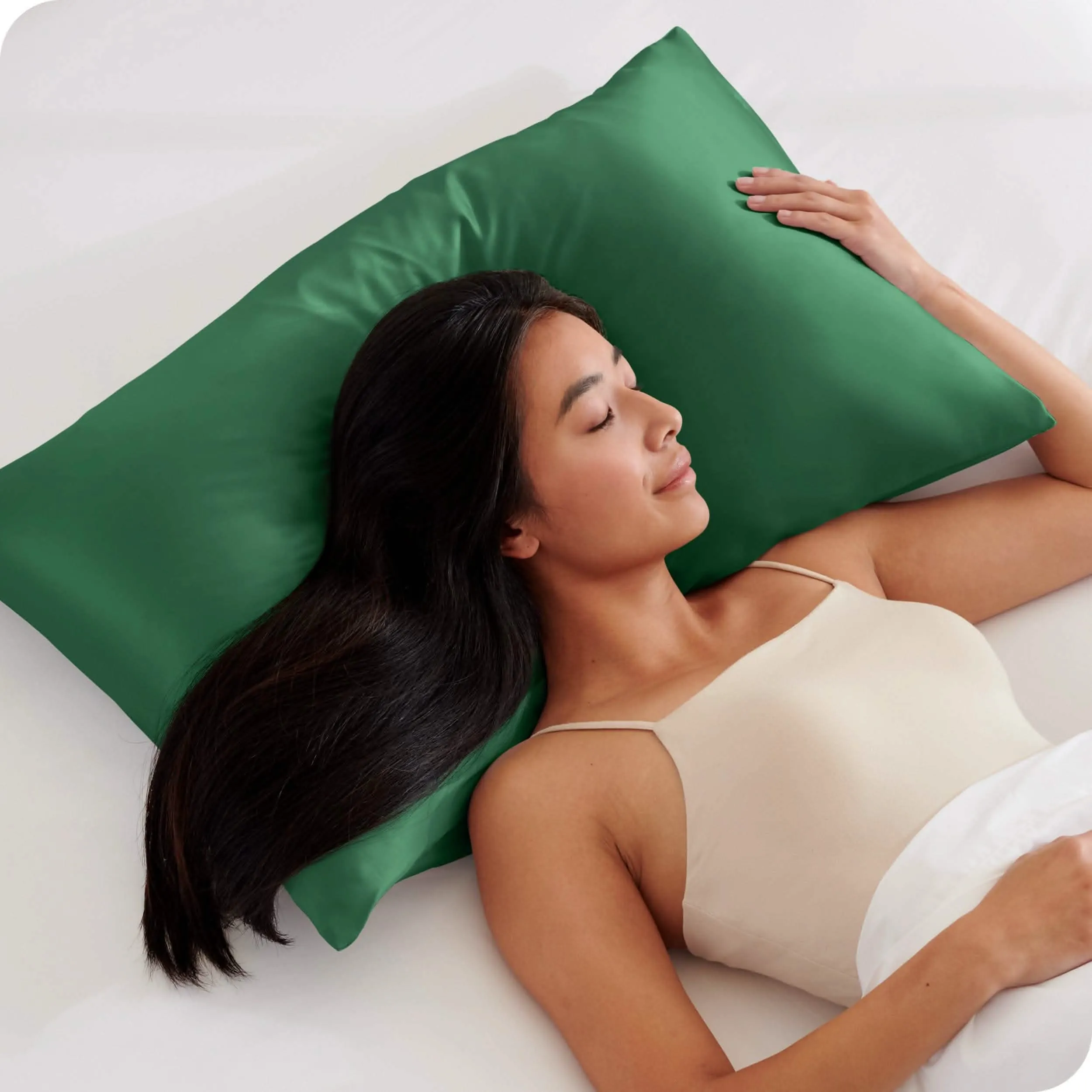 Satin Pillowcase Set Zipper Closure