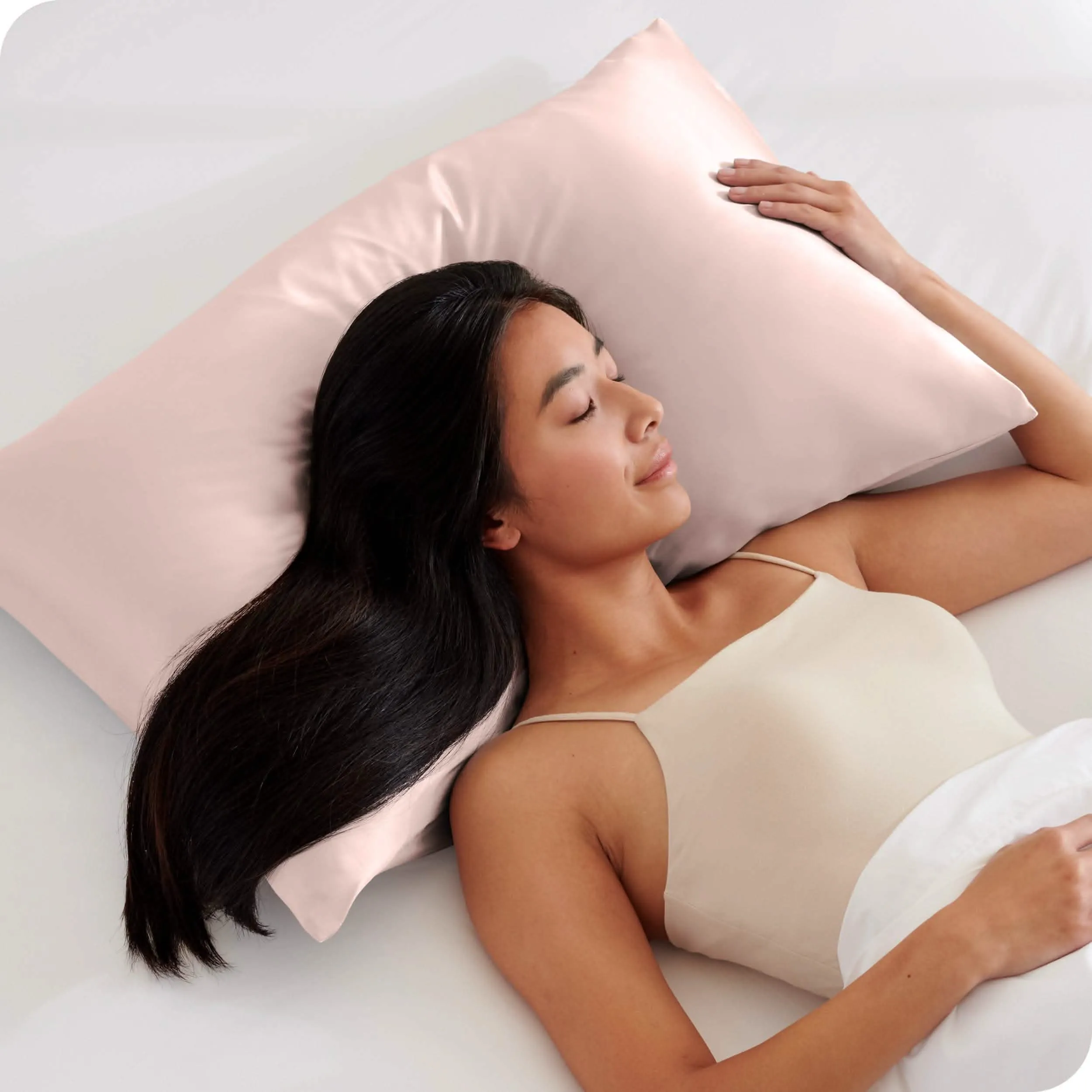 Satin Pillowcase Set Zipper Closure