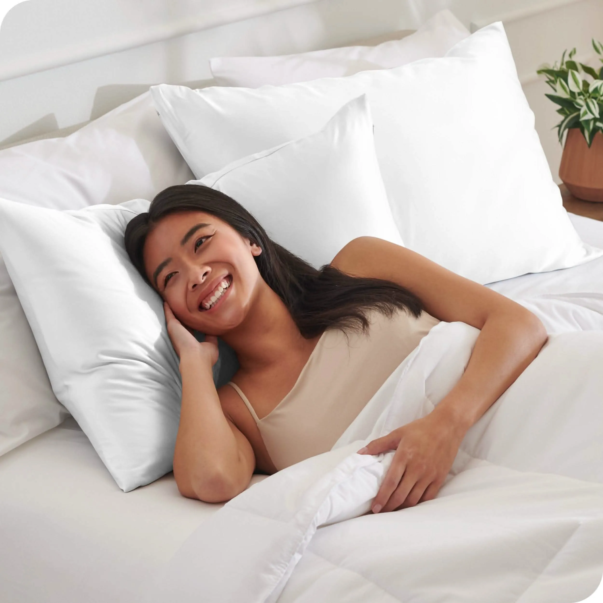 Satin Pillowcase Set Zipper Closure