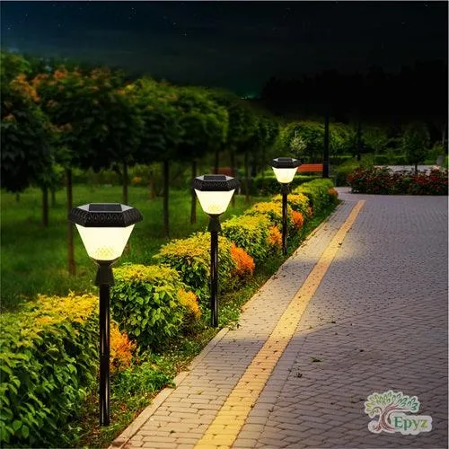 Solar Pillar Lights Outdoor