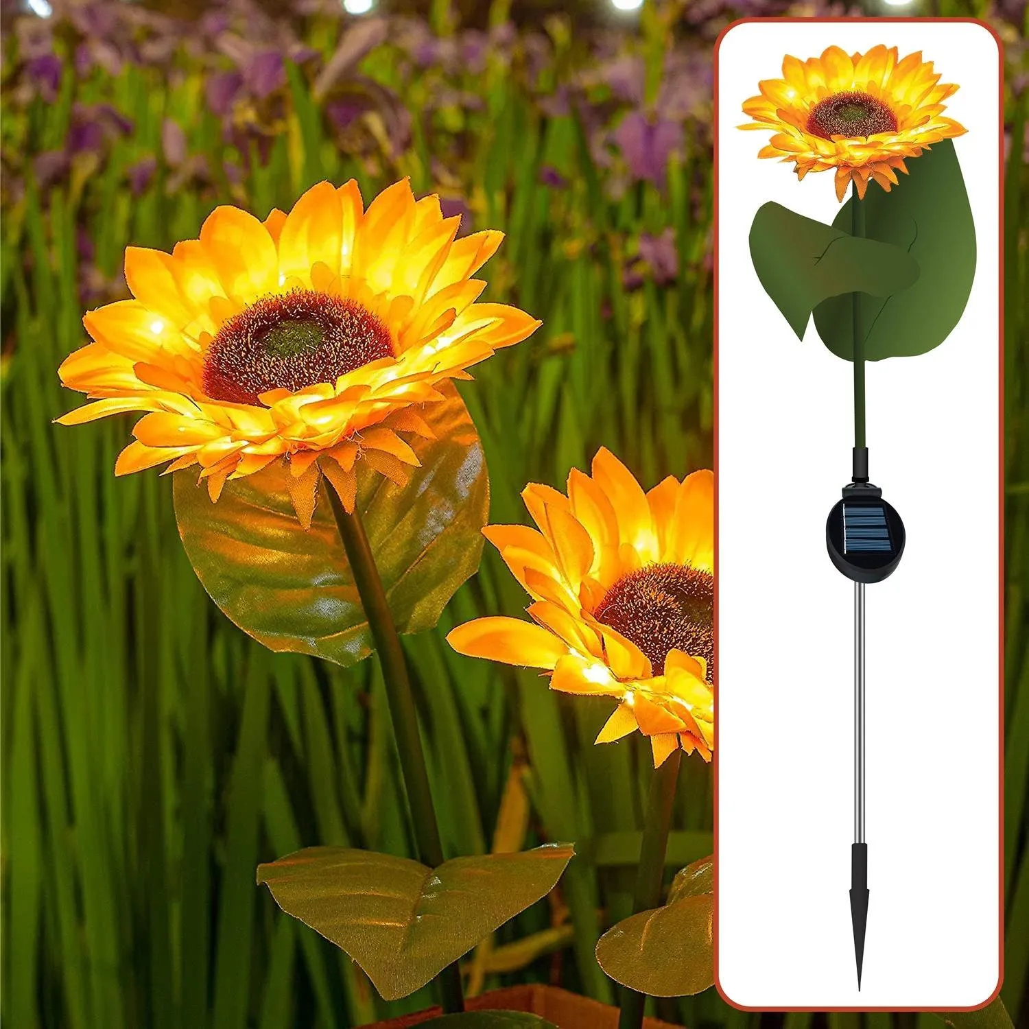 Sunflowers Solar Lights