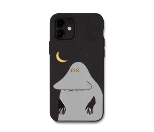 The Groke's Evening Walk iPhone Case Biodegradeable - Black