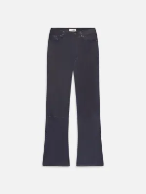 The Leather Reboot Crop -- Dark Indigo