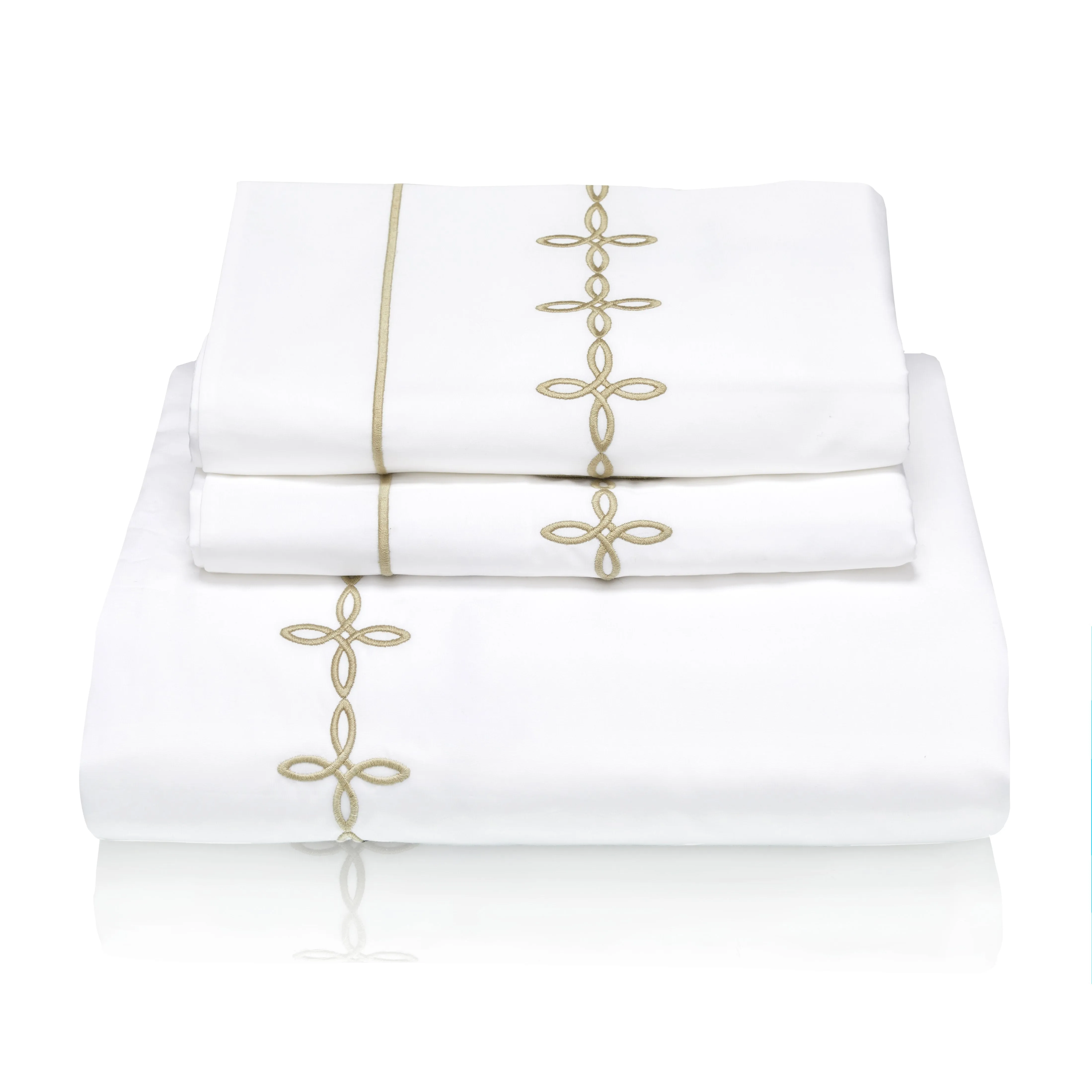 Woods 'Foglia' Verde Italian Classic Superfine Bed Linen Collection