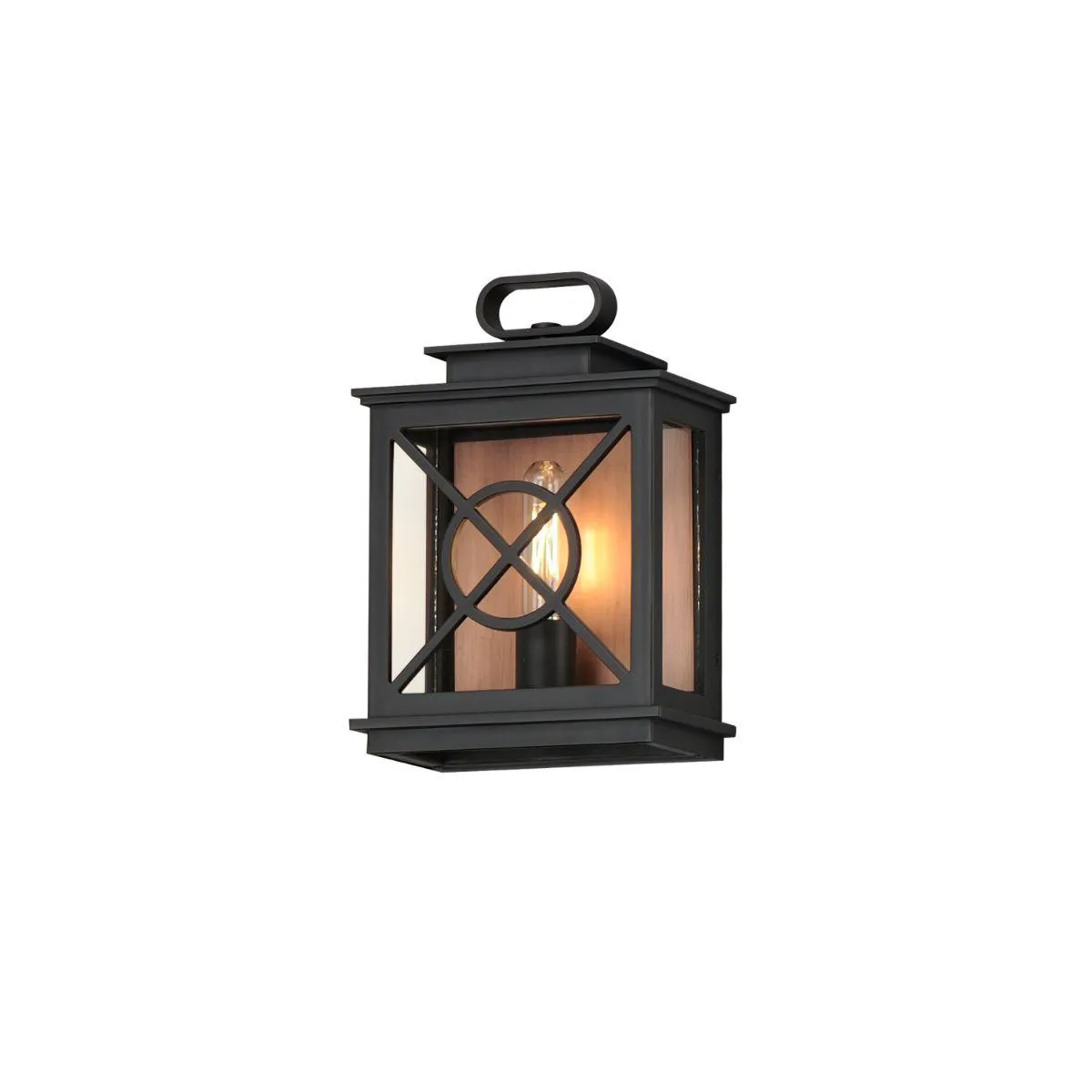 Yorktown 12 in. Light Black & Copper Finish