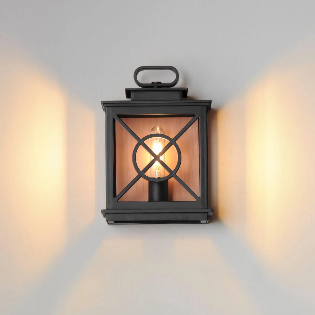 Yorktown 12 in. Light Black & Copper Finish
