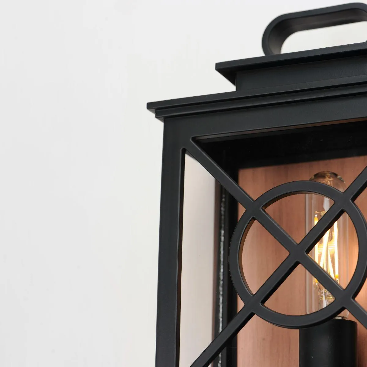 Yorktown 12 in. Light Black & Copper Finish